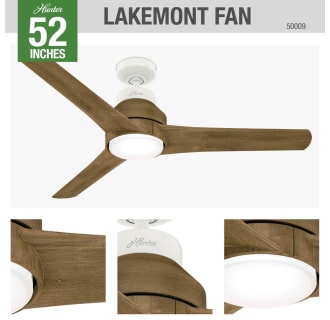 A thumbnail of the Hunter Lakemont 52 LED Hunter 50009 Ceiling Fan Details