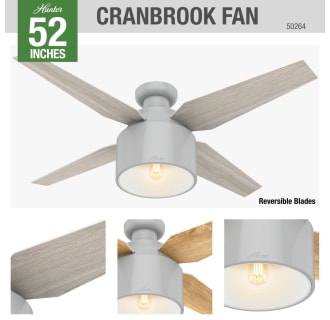 A thumbnail of the Hunter Cranbrook 52 Low Profile Hunter 50264 Cranbrook Ceiling Fan Details