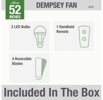 A thumbnail of the Hunter Dempsey 52 LED Low Profile Hunter 50283 Dempsey Included in Box