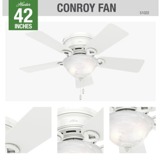 A thumbnail of the Hunter Conroy Hunter 51022 Ceiling Fan Details