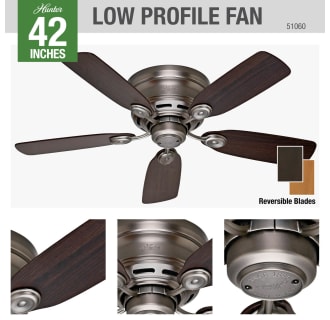 A thumbnail of the Hunter Low Profile 42 Hunter 51060 Ceiling Fan Details