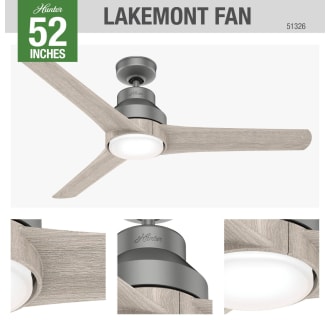A thumbnail of the Hunter Lakemont 52 LED Hunter 51326 Ceiling Fan Details