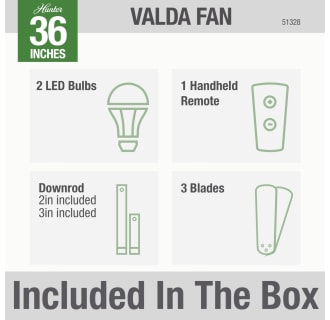 A thumbnail of the Hunter Valda 36 LED Hunter Valda 36 Included in Box