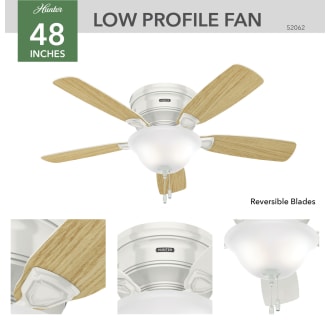 A thumbnail of the Hunter Low Profile 48 Plus Hunter 52062 Low Profile Ceiling Fan Details