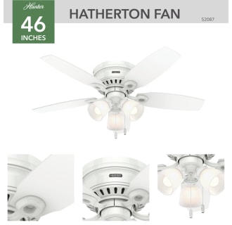 A thumbnail of the Hunter Hatherton Hunter 52087 Hatherton Ceiling Fan Details