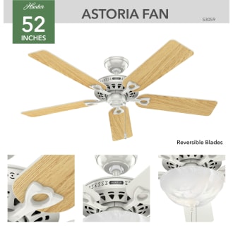 A thumbnail of the Hunter Astoria Hunter 53059 Astoria Ceiling Fan Details