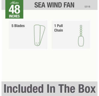 A thumbnail of the Hunter Sea Wind Hunter 53118 Sea Wind Included in Box
