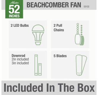 A thumbnail of the Hunter Beachcomber Hunter 53122 Beachcomber Included in Box