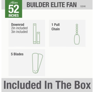 A thumbnail of the Hunter Builder Elite Hunter 53240 Builder Included in Box