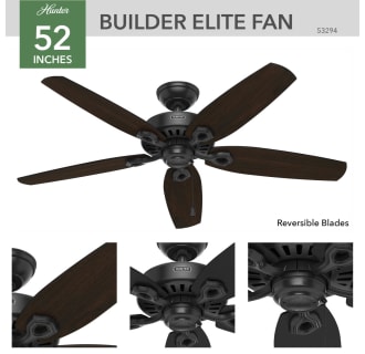 A thumbnail of the Hunter Builder Elite Damp Hunter 53294 Builder Ceiling Fan Details