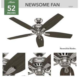 A thumbnail of the Hunter Newsome 52 Hunter 53321 Newsome Ceiling Fan Details