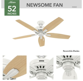 A thumbnail of the Hunter Newsome 52 Damp Hunter 53322 Newsome Ceiling Fan Details