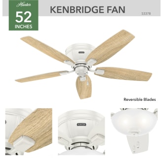A thumbnail of the Hunter Kenbridge 52 Low Profile Hunter 53378 Kenbridge Ceiling Fan Details