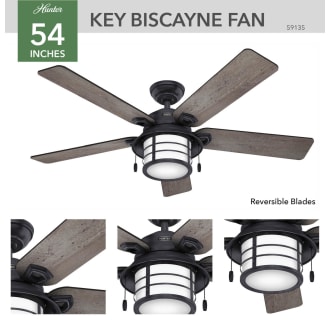 A thumbnail of the Hunter Key Biscayne Hunter 59135 Key Biscayne Ceiling Fan Details