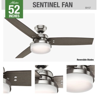 A thumbnail of the Hunter Sentinel Hunter 59157 Sentinel Ceiling Fan Details