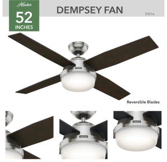 A thumbnail of the Hunter Dempsey 52 LED Hunter 59216 Dempsey Ceiling Fan Details