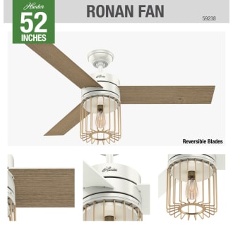 A thumbnail of the Hunter Ronan Hunter 59238 Ronan Ceiling Fan Details