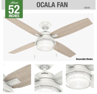 A thumbnail of the Hunter Ocala 52 Hunter 59240 Ocala Ceiling Fan Details