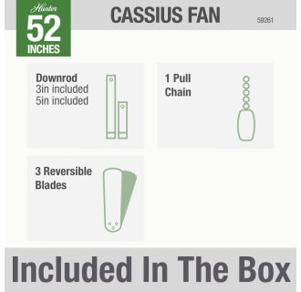 A thumbnail of the Hunter Cassius 52 Hunter 59261 Cassius Included in Box