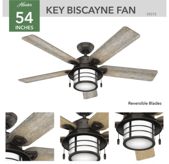 A thumbnail of the Hunter Key Biscayne Hunter 59273 Key Biscayne Ceiling Fan Details