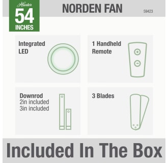 A thumbnail of the Hunter Norden 54 LED Hunter 59423 Norden Included in Box