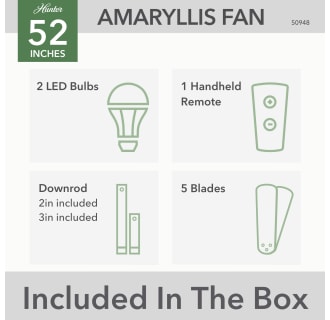 A thumbnail of the Hunter Amaryllis 52 LED Alternate Image