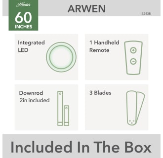 A thumbnail of the Hunter Arwen 60 LED Alternate Image