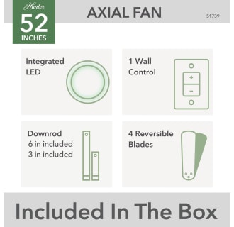 A thumbnail of the Hunter Axial 52 LED Alternate Image