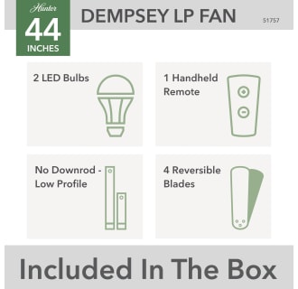 A thumbnail of the Hunter Dempsey 44 LED Alternate Image