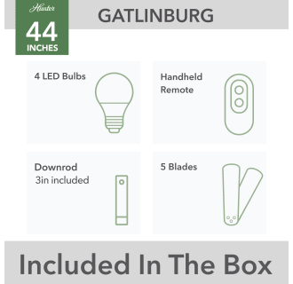 A thumbnail of the Hunter Gatlinburg 44 LED Alternate Image