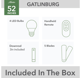 A thumbnail of the Hunter Gatlinburg 52 LED Alternate Image