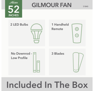 A thumbnail of the Hunter Gilmour 52 LED Low Profile Alternate Image