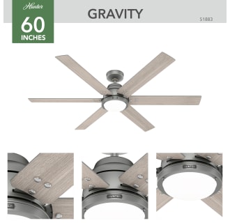 A thumbnail of the Hunter Gravity 60 LED Alternate Image