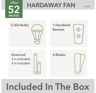 A thumbnail of the Hunter Hardaway 52 LED Alternate Image