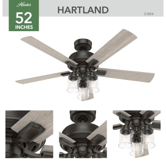 A thumbnail of the Hunter Hartland 52 LED Remote Alternate Image