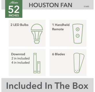 A thumbnail of the Hunter Houston 52 LED Alternate Image