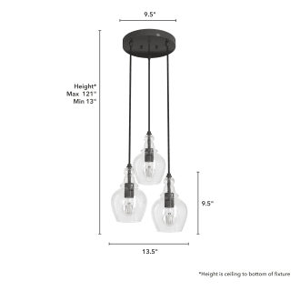 A thumbnail of the Hunter Maple Park 14 Multi Light Pendant Alternate Image