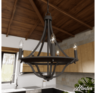 A thumbnail of the Hunter Perch Point 18 Chandelier Alternate Image