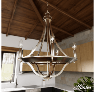 A thumbnail of the Hunter Perch Point 18 Chandelier Alternate Image