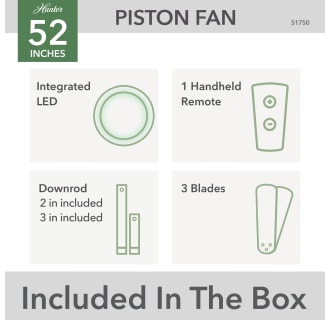A thumbnail of the Hunter Piston 52 LED Alternate Image