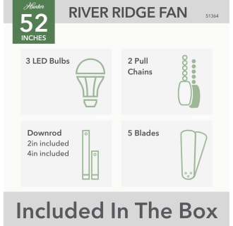 A thumbnail of the Hunter River Ridge Outdoor 52 LED Alternate Image