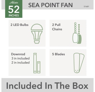 A thumbnail of the Hunter Sea Point 52 LED Alternate Image