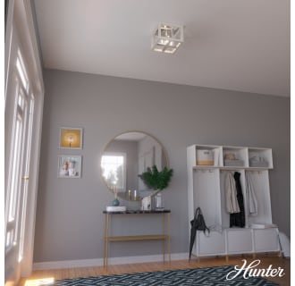 A thumbnail of the Hunter Squire Manor 12 Flush Mount Ceiling Fixture Alternate Image
