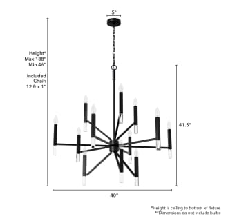 A thumbnail of the Hunter Sunjai Two-Tier 40 Chandelier Alternate Image