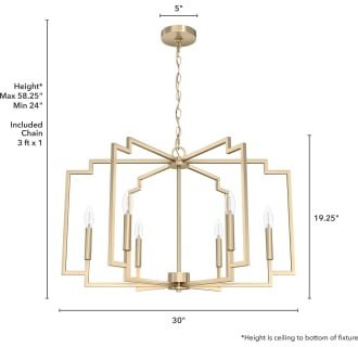 A thumbnail of the Hunter Zoanne 30 Chandelier Alternate Image