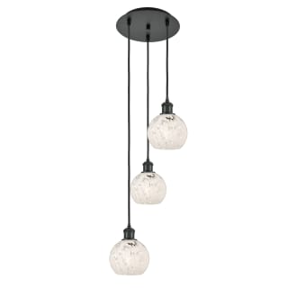 A thumbnail of the Innovations Lighting 113B-3P-11-13 White Mouchette Pendant Alternate Image