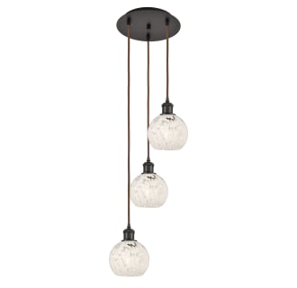 A thumbnail of the Innovations Lighting 113B-3P-11-13 White Mouchette Pendant Alternate Image