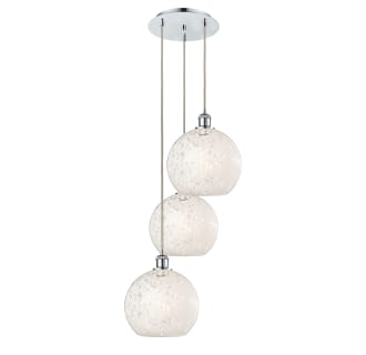 A thumbnail of the Innovations Lighting 113B-3P-11-17 White Mouchette Pendant Alternate Image