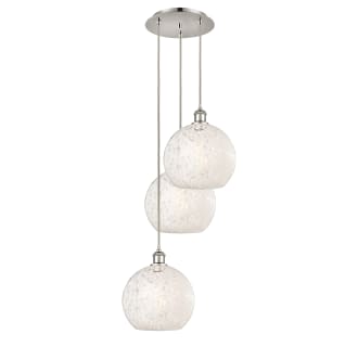 A thumbnail of the Innovations Lighting 113B-3P-11-17 White Mouchette Pendant Alternate Image