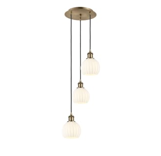 A thumbnail of the Innovations Lighting 113B-3P-13-13 White Venetian Pendant Alternate Image